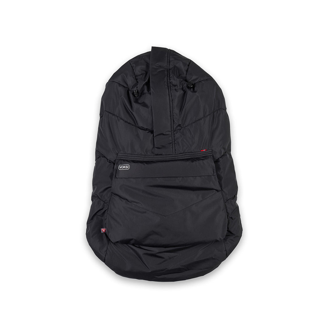 Voksi Carrier Cover - Black-Baby Carrier Covers- | Natural Baby Shower
