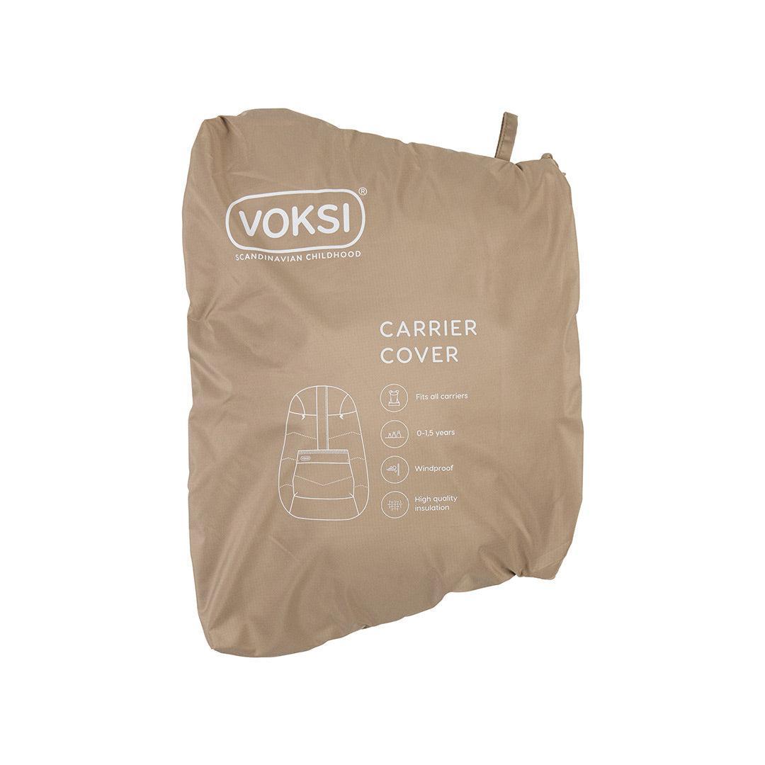 Voksi Carrier Cover - Dark Sand-Baby Carrier Covers- | Natural Baby Shower