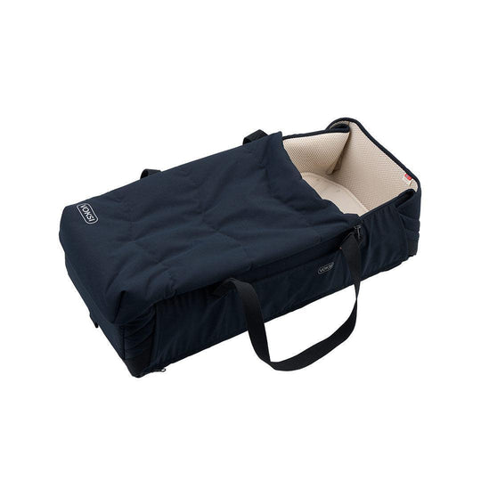 Voksi Carry Me Travel Carrycot - Black-Carrycots-Black- | Natural Baby Shower