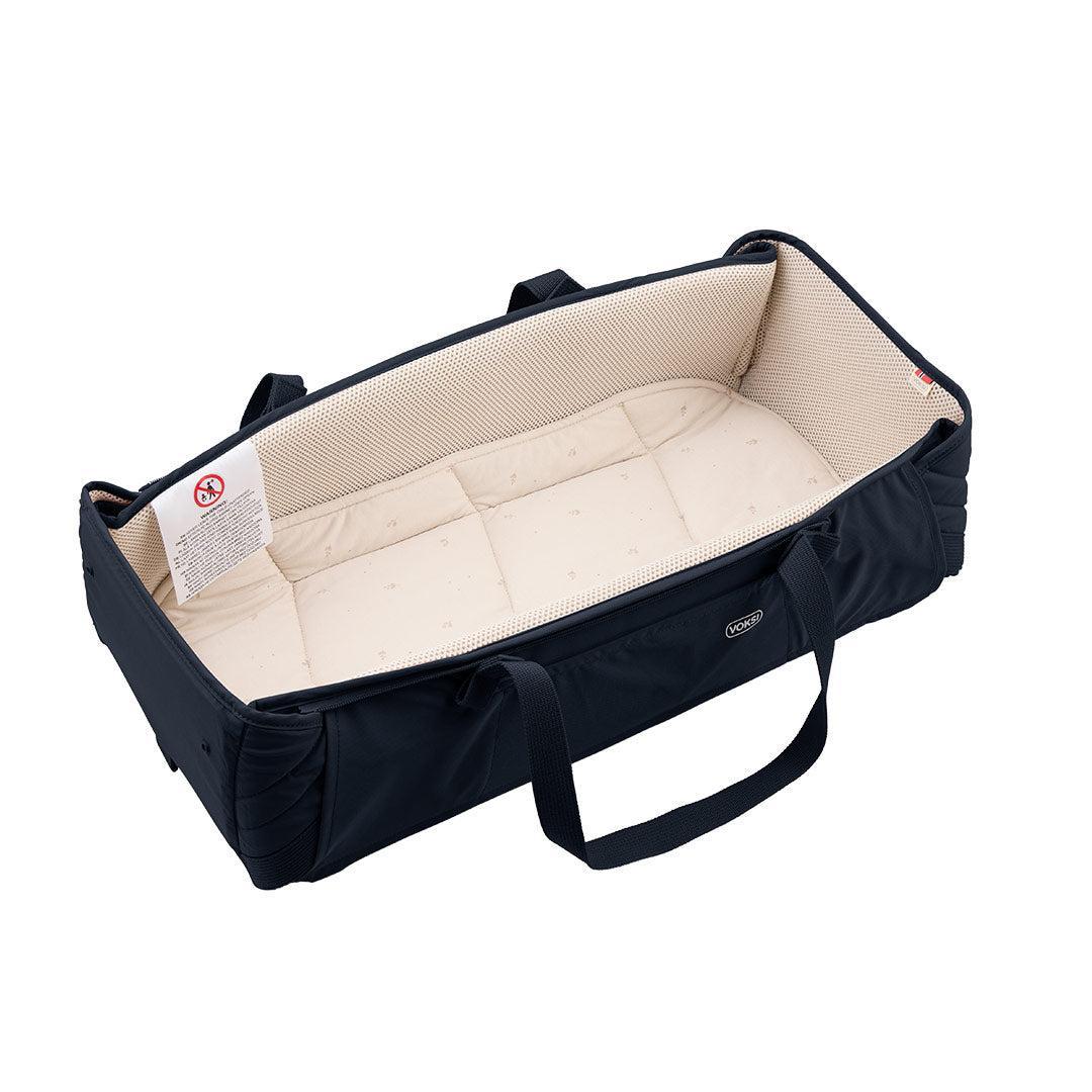 Voksi Carry Me Travel Carrycot - Black-Carrycots-Black- | Natural Baby Shower
