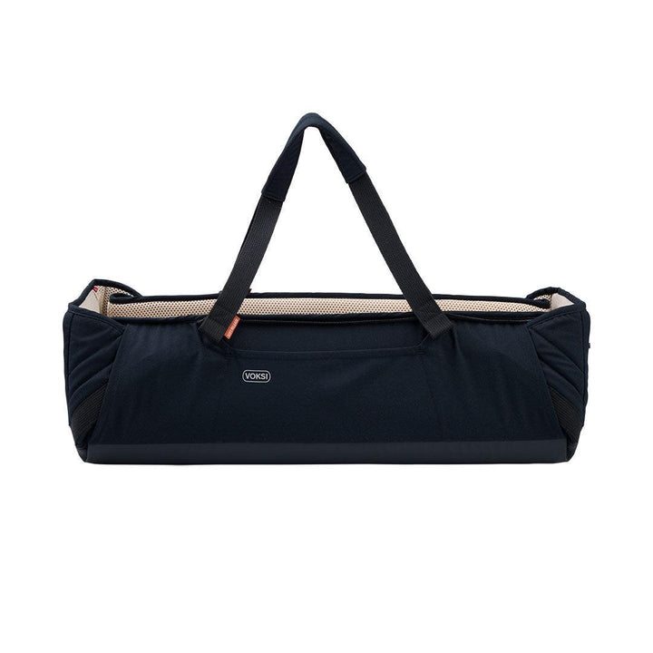 Voksi Carry Me Travel Carrycot - Black-Carrycots-Black- | Natural Baby Shower
