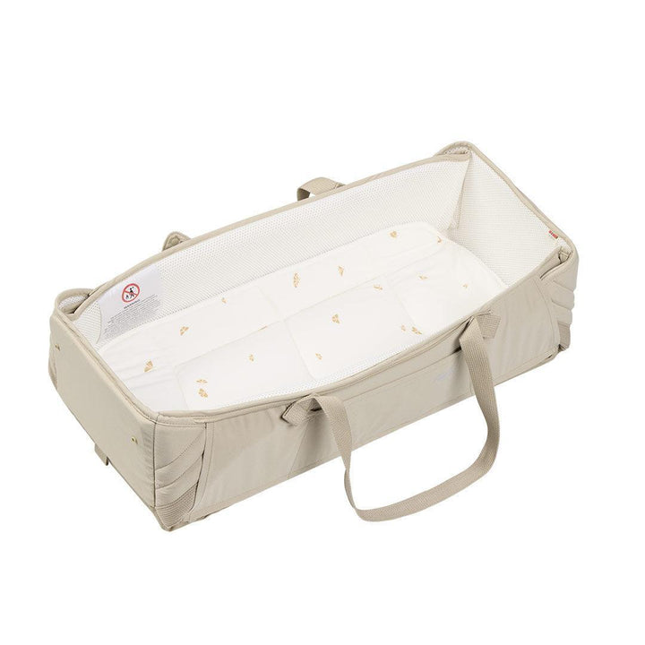 Voksi Carry Me Travel Carrycot - Seashell Sand-Carrycots-Seashell Sand- | Natural Baby Shower