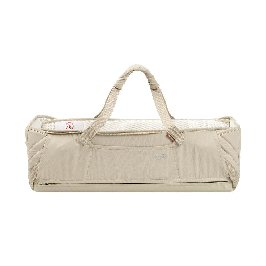 Voksi Carry Me Travel Carrycot - Seashell Sand-Carrycots-Seashell Sand- | Natural Baby Shower