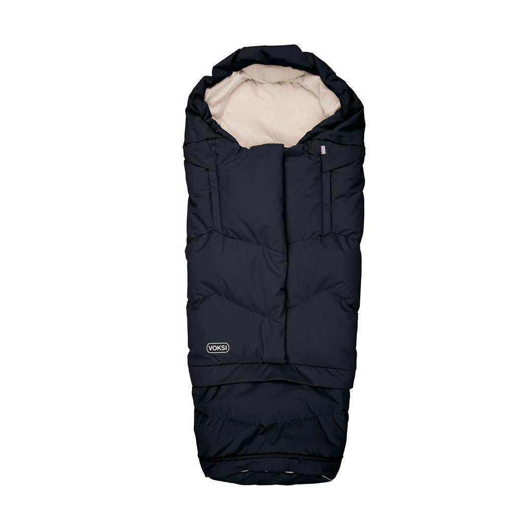 Voksi City Footmuff - Black Cream-Footmuffs- | Natural Baby Shower