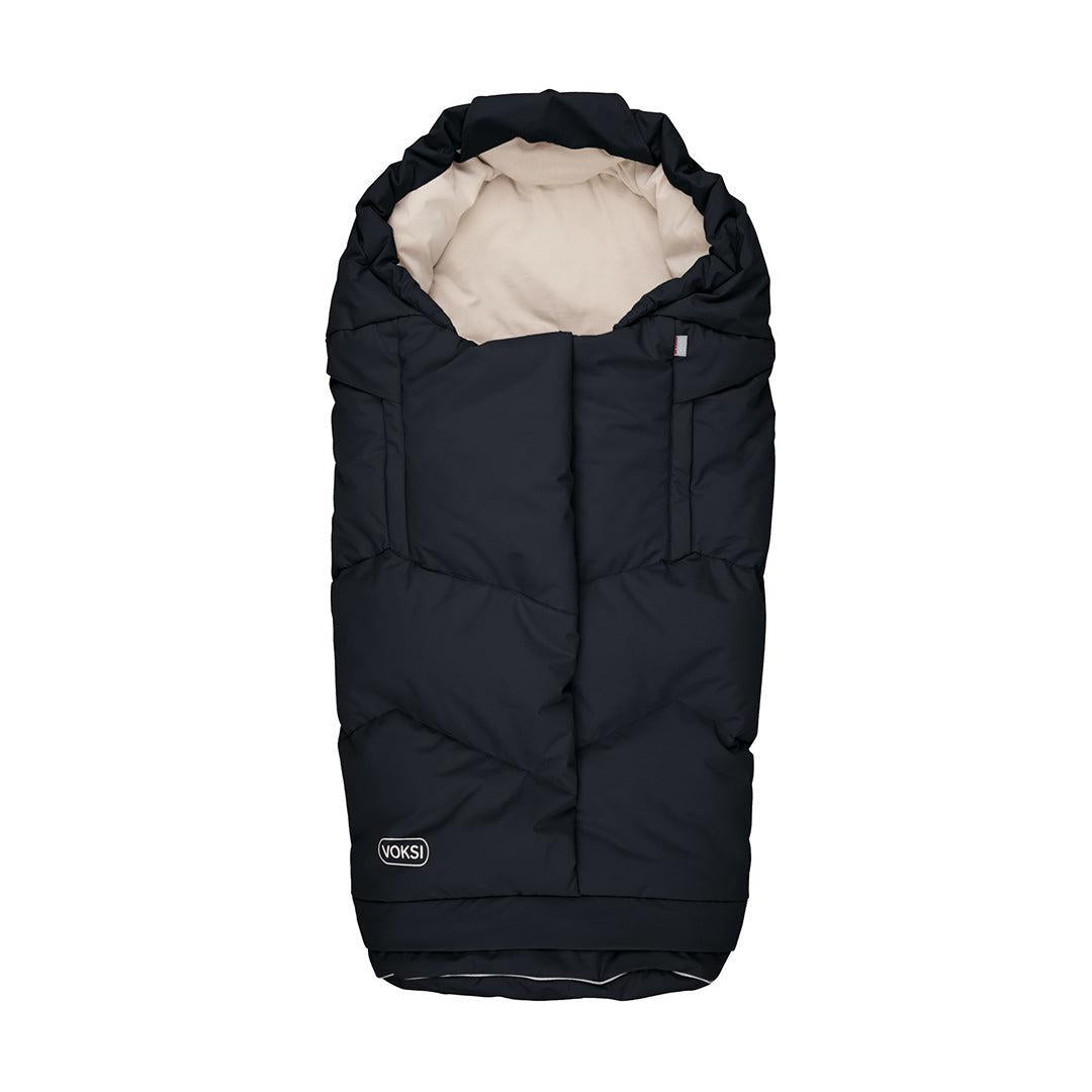 Voksi City Footmuff - Black Cream-Footmuffs- | Natural Baby Shower
