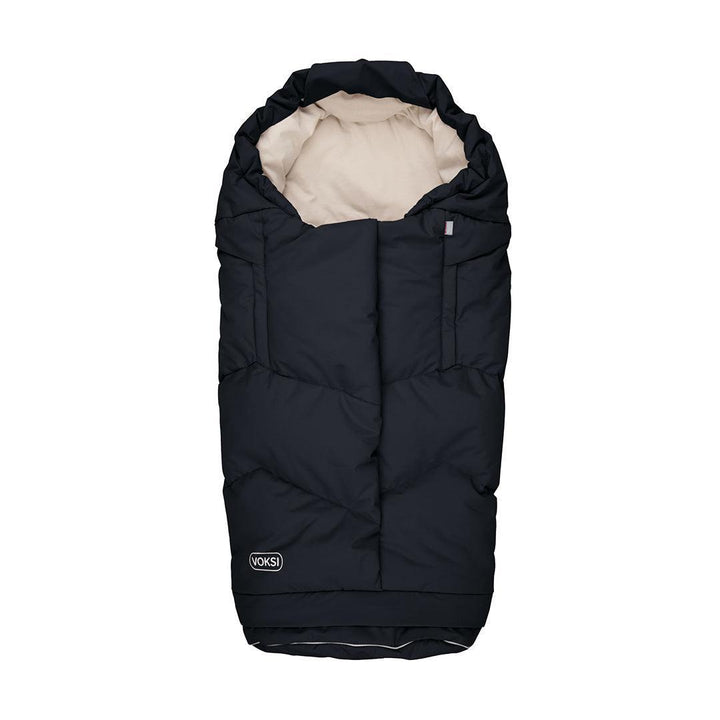 Voksi City Footmuff - Black Cream-Footmuffs- | Natural Baby Shower