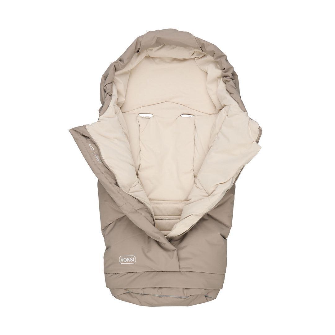 Voksi City Footmuff - Clay Cream-Footmuffs- | Natural Baby Shower