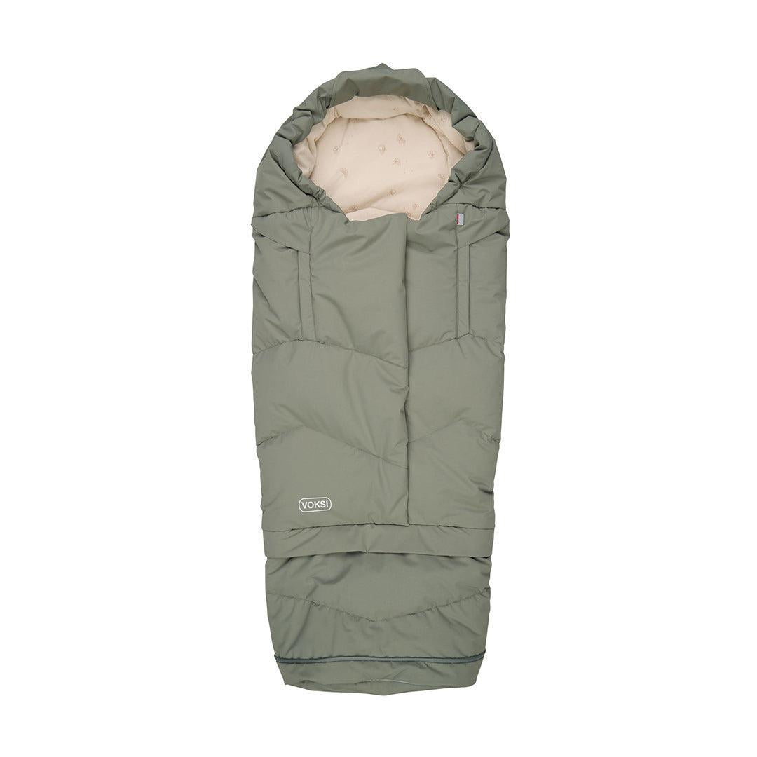 Voksi City Footmuff - Meadow Green Wings-Footmuffs- | Natural Baby Shower