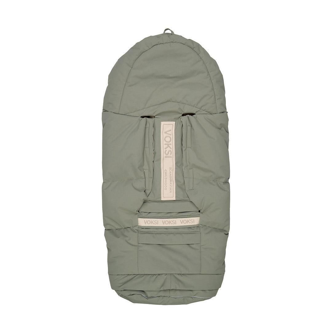 Voksi City Footmuff - Meadow Green Wings-Footmuffs- | Natural Baby Shower