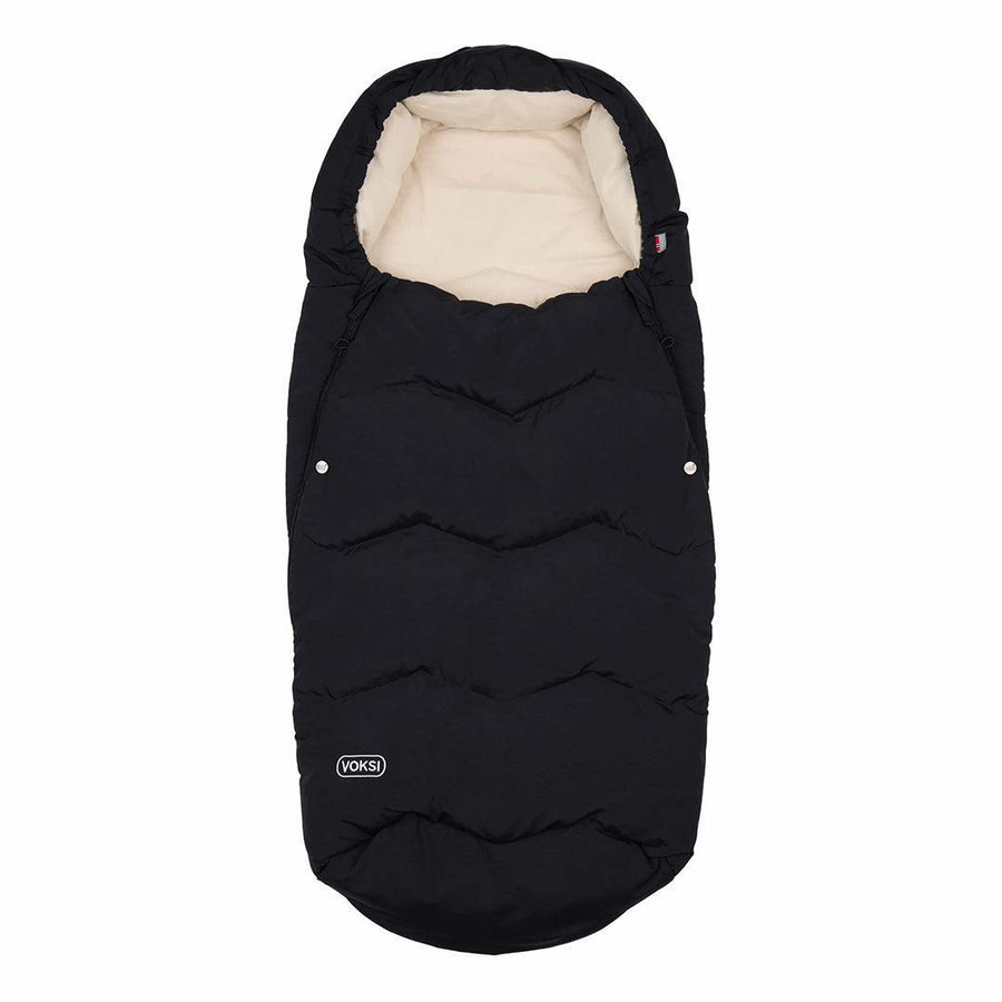 Voksi Explorer Footmuff - Black-Footmuffs-Black- | Natural Baby Shower