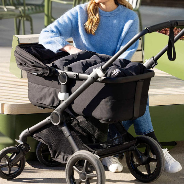 Voksi Explorer Footmuff - Black-Footmuffs-Black- | Natural Baby Shower