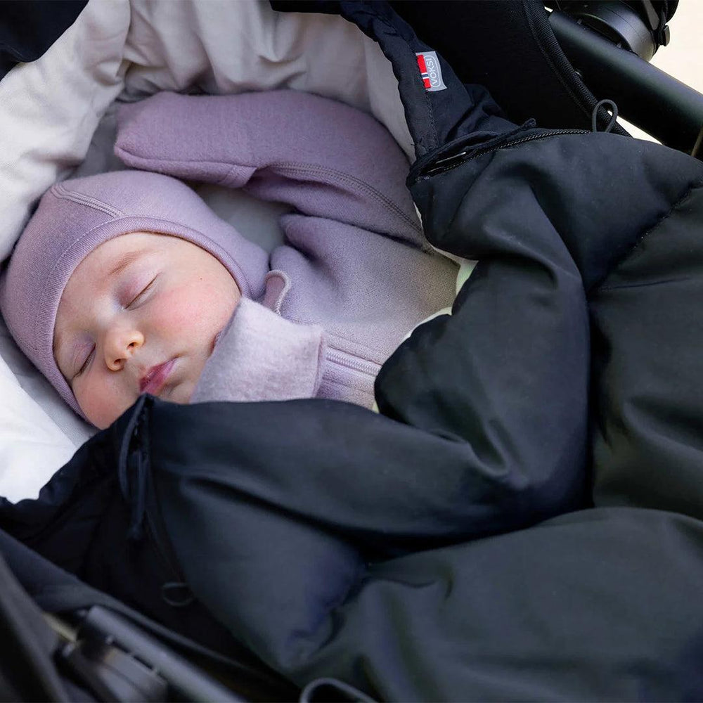 Voksi Explorer Footmuff - Black-Footmuffs-Black- | Natural Baby Shower