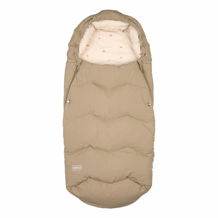Voksi Explorer Footmuff - Dark Sand-Footmuffs-Dark Sand- | Natural Baby Shower