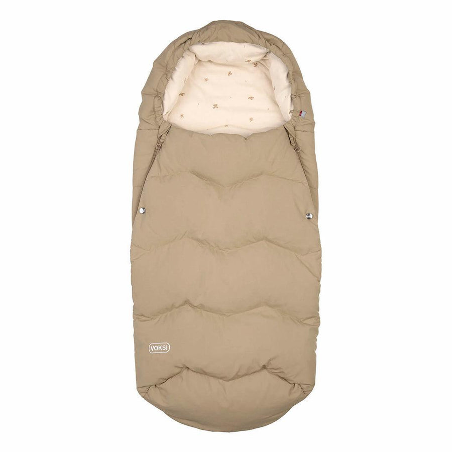 Voksi Explorer Footmuff - Dark Sand-Footmuffs-Dark Sand- | Natural Baby Shower
