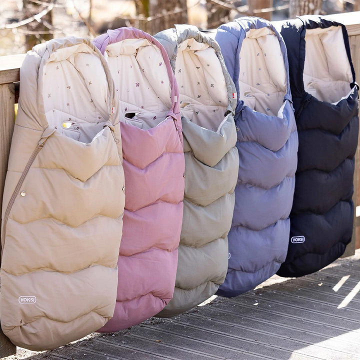 Voksi Explorer Footmuff - Dark Sand-Footmuffs-Dark Sand- | Natural Baby Shower