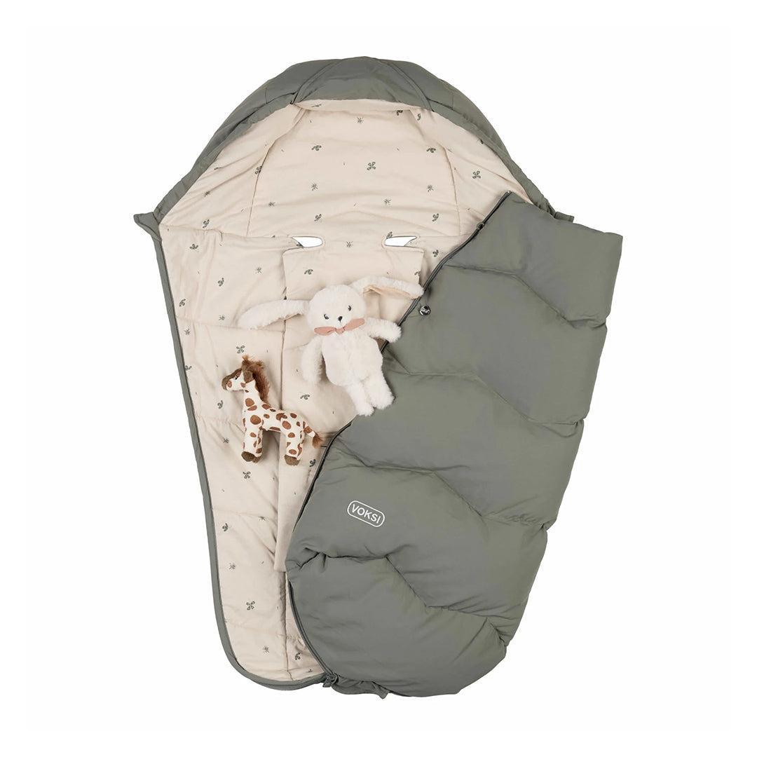 Voksi Explorer Footmuff - Meadow Green-Footmuffs-Meadow Green- | Natural Baby Shower