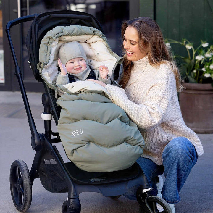 Voksi Explorer Footmuff - Meadow Green-Footmuffs-Meadow Green- | Natural Baby Shower