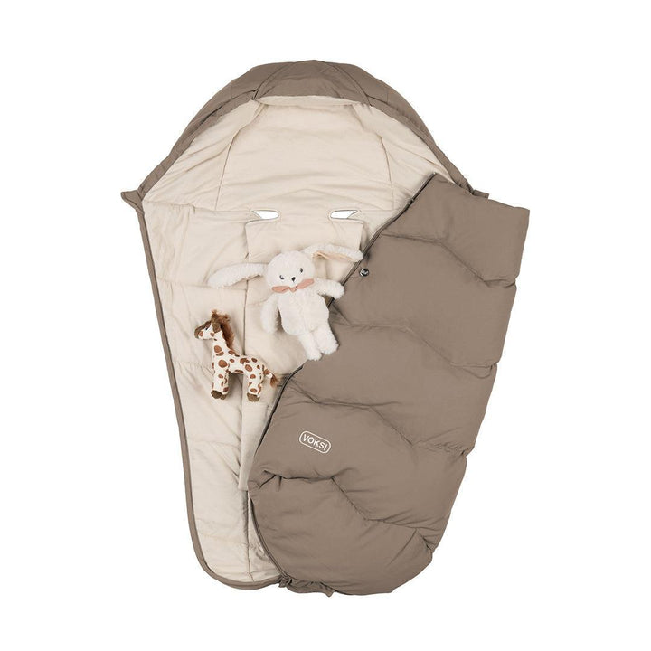 Voksi Explorer Footmuff - Walnut Solid-Footmuffs- | Natural Baby Shower