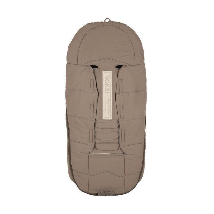 Voksi Explorer Footmuff - Walnut Solid-Footmuffs- | Natural Baby Shower
