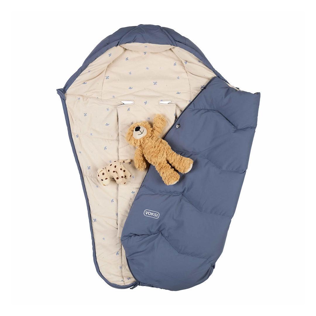 Voksi Explorer Footmuff - Stone Blue-Footmuffs-Stone Blue- | Natural Baby Shower