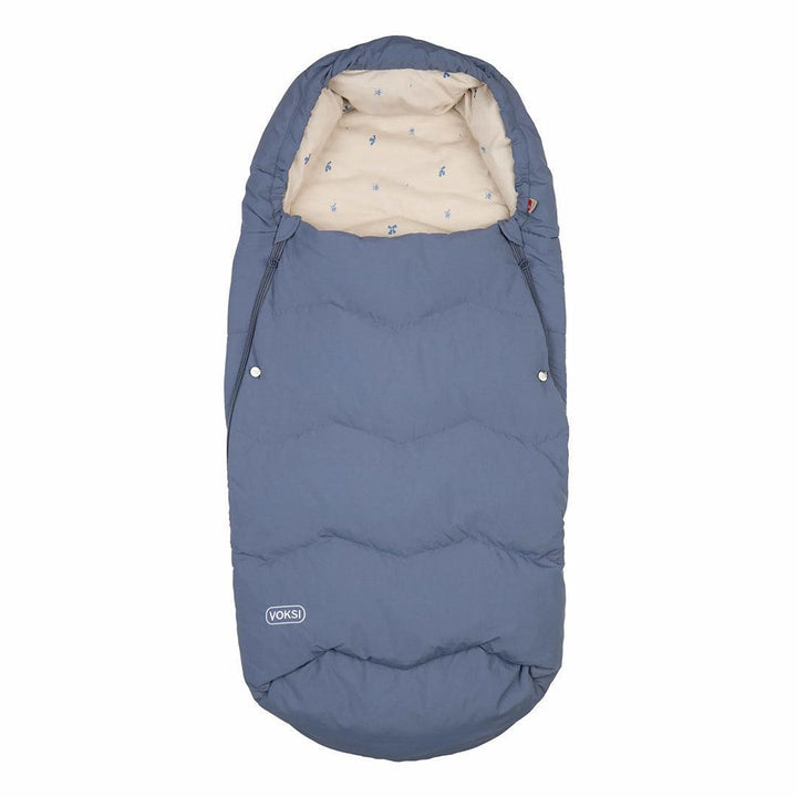 Voksi Explorer Footmuff - Stone Blue-Footmuffs-Stone Blue- | Natural Baby Shower