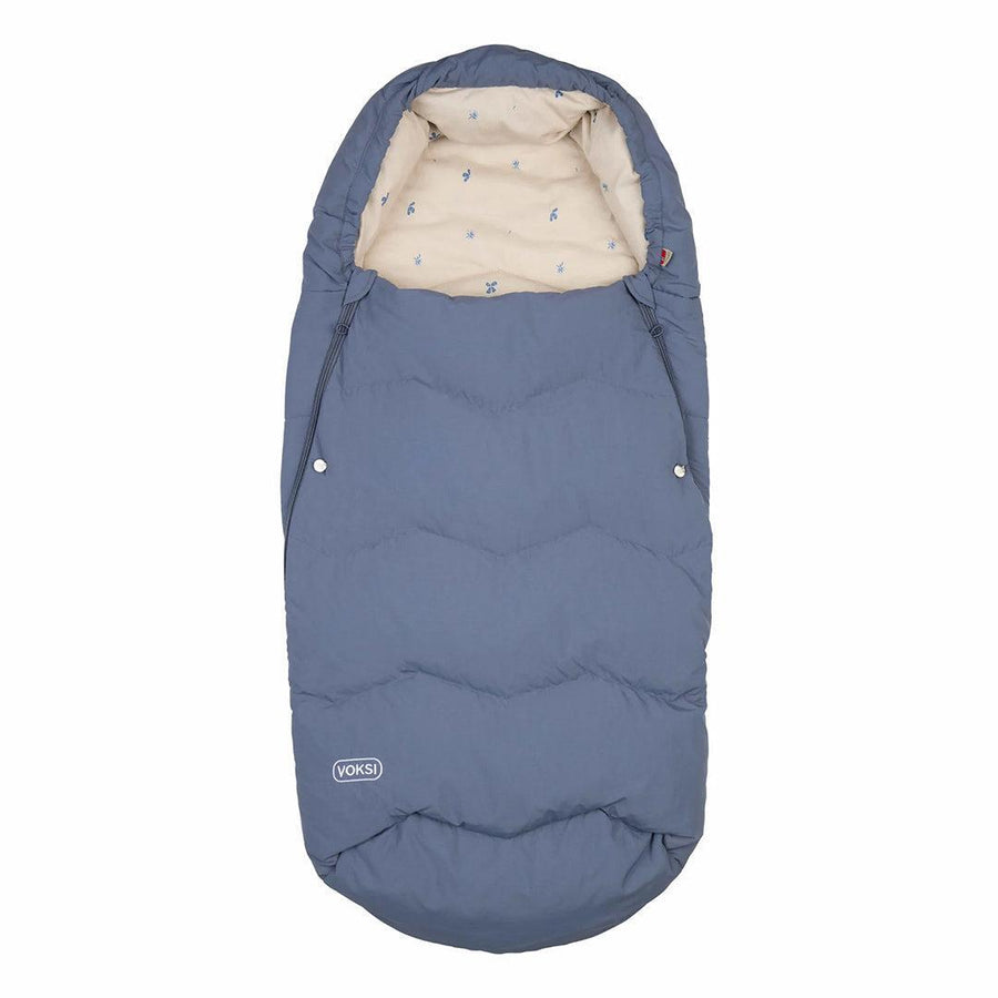 Voksi Explorer Footmuff - Stone Blue-Footmuffs-Stone Blue- | Natural Baby Shower