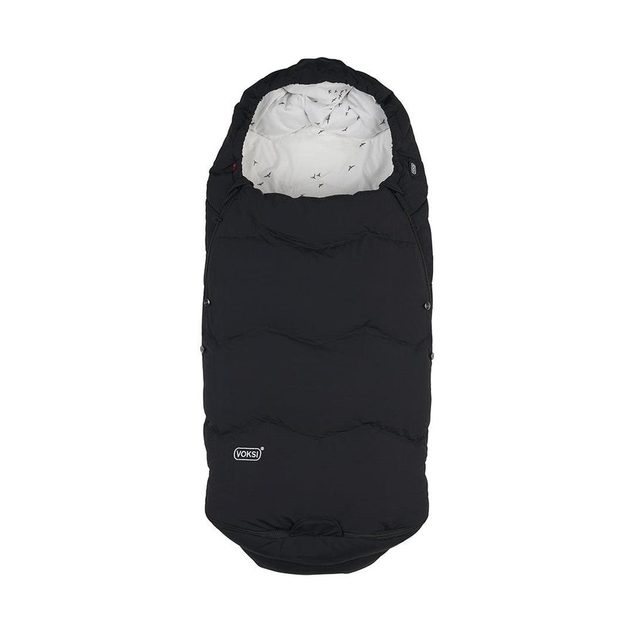 Voksi Explorer Footmuff - Black - Flying-Footmuffs-Black/Flying- | Natural Baby Shower