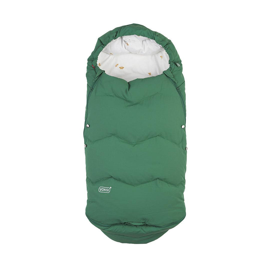 Voksi Explorer Footmuff - Grass Green - Wings-Footmuffs-Grass Green/Wings- | Natural Baby Shower