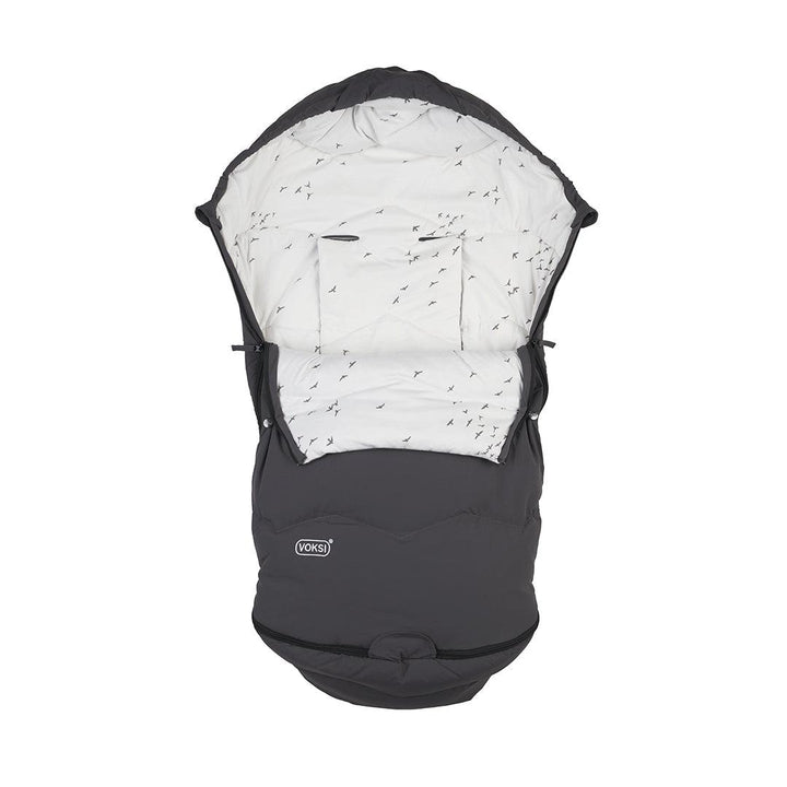 Voksi Explorer Footmuff - Grey - Flying-Footmuffs-Grey/Flying- | Natural Baby Shower