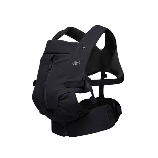 Voksi Huddle Zip On Baby Carrier - Black-Baby Carriers-Black- | Natural Baby Shower