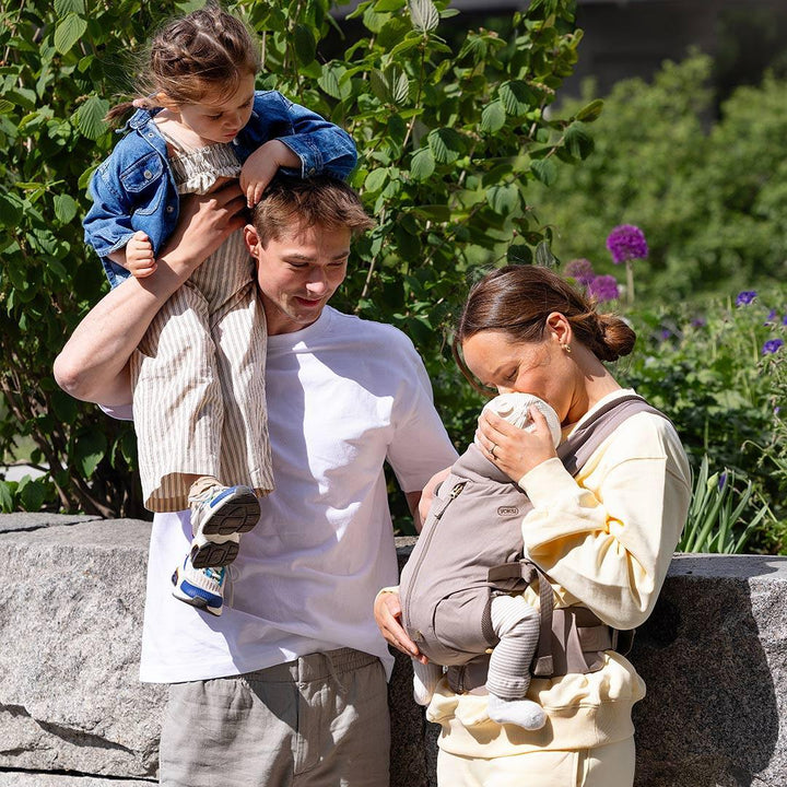 Voksi Huddle Zip On Baby Carrier - Clay-Baby Carriers-Clay- | Natural Baby Shower