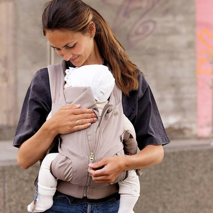 Voksi Huddle Zip On Baby Carrier - Clay-Baby Carriers-Clay- | Natural Baby Shower