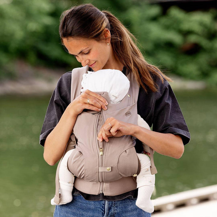 Voksi Huddle Zip On Baby Carrier - Clay-Baby Carriers-Clay- | Natural Baby Shower