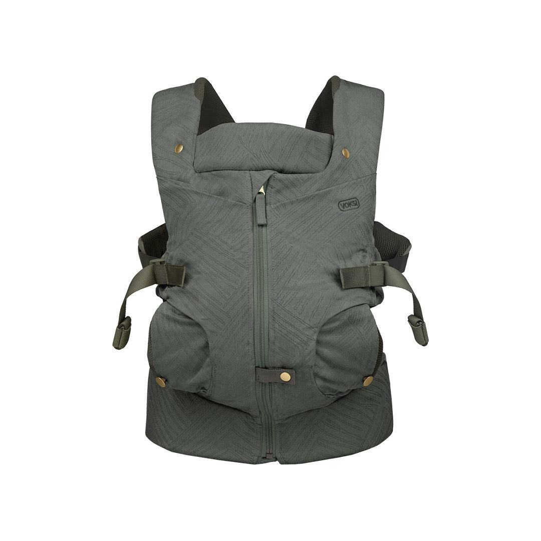 Voksi Huddle Zip On Baby Carrier - Meadow Green Jacquard-Baby Carriers-Meadow Green Jacquard- | Natural Baby Shower