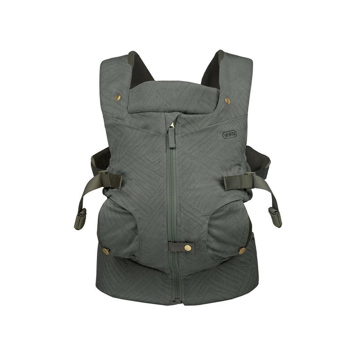 Voksi Huddle Zip On Baby Carrier - Meadow Green Jacquard-Baby Carriers-Meadow Green Jacquard- | Natural Baby Shower