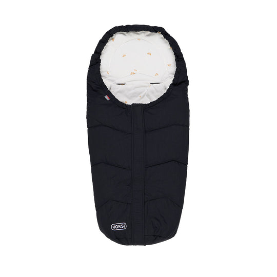 Voksi Move Light Footmuff - Black Wings-Car Seat Footmuffs-Black Wings- | Natural Baby Shower