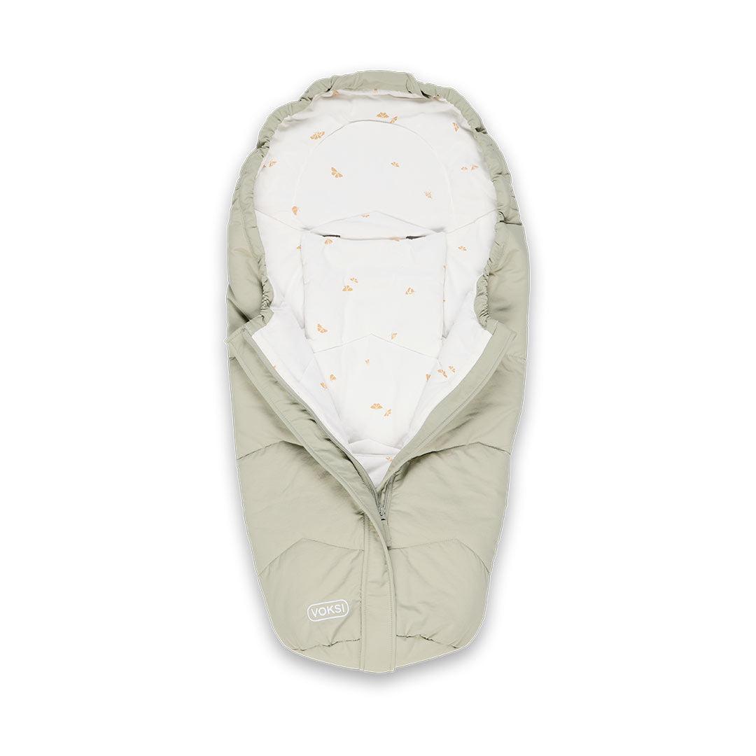 Voksi Move Light Footmuff - Misty Green Wings-Car Seat Footmuffs-Misty Green Wings- | Natural Baby Shower