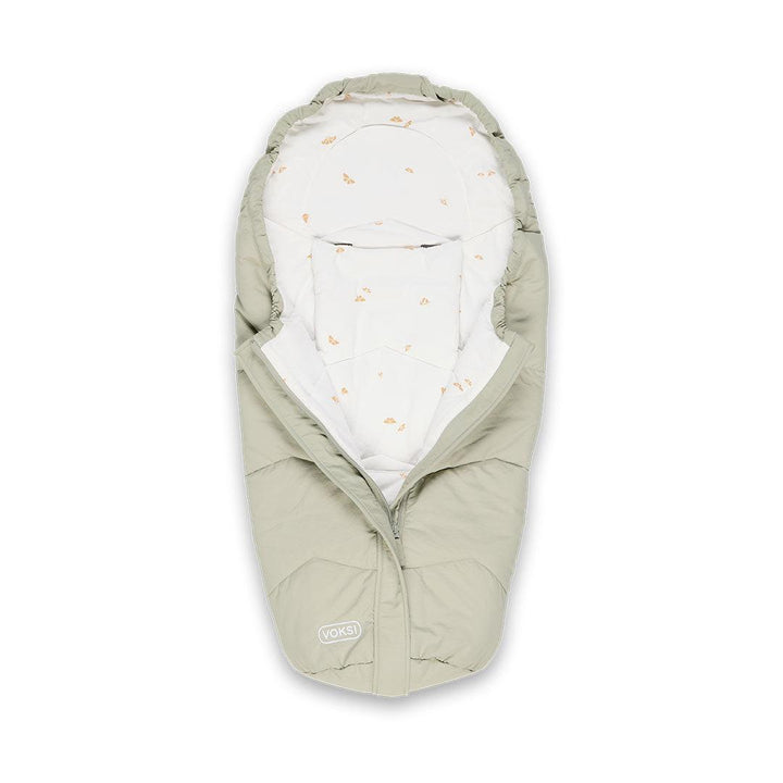 Voksi Move Light Footmuff - Misty Green Wings-Car Seat Footmuffs-Misty Green Wings- | Natural Baby Shower