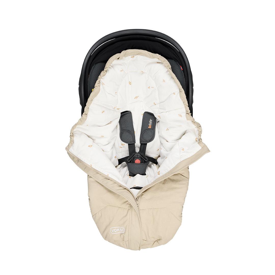 Voksi Move Light Footmuff - Seashell Sand Wings-Car Seat Footmuffs-Seashell Sand Wings- | Natural Baby Shower