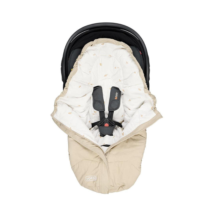 Voksi Move Light Footmuff - Seashell Sand Wings-Car Seat Footmuffs-Seashell Sand Wings- | Natural Baby Shower