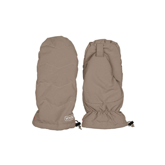 Voksi Stroller Mittens - Walnut Lightgrey-Stroller Mittens- | Natural Baby Shower