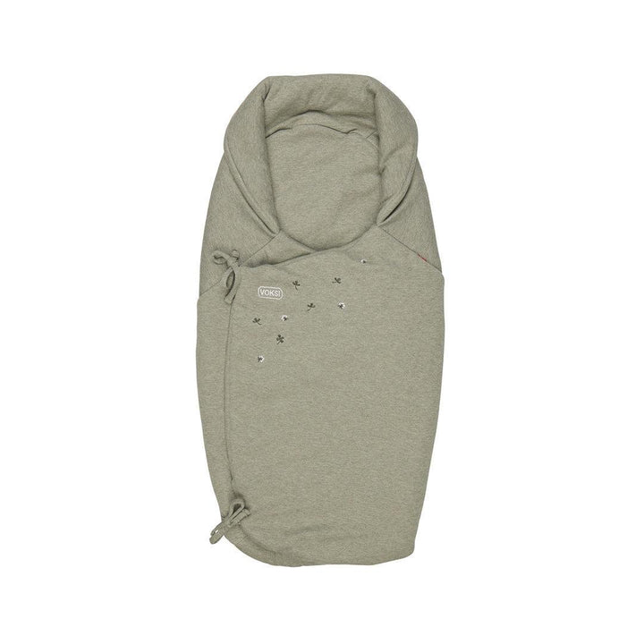 Voksi Wool Swaddling Wrap - Meadow Green-Swaddling Wraps- | Natural Baby Shower