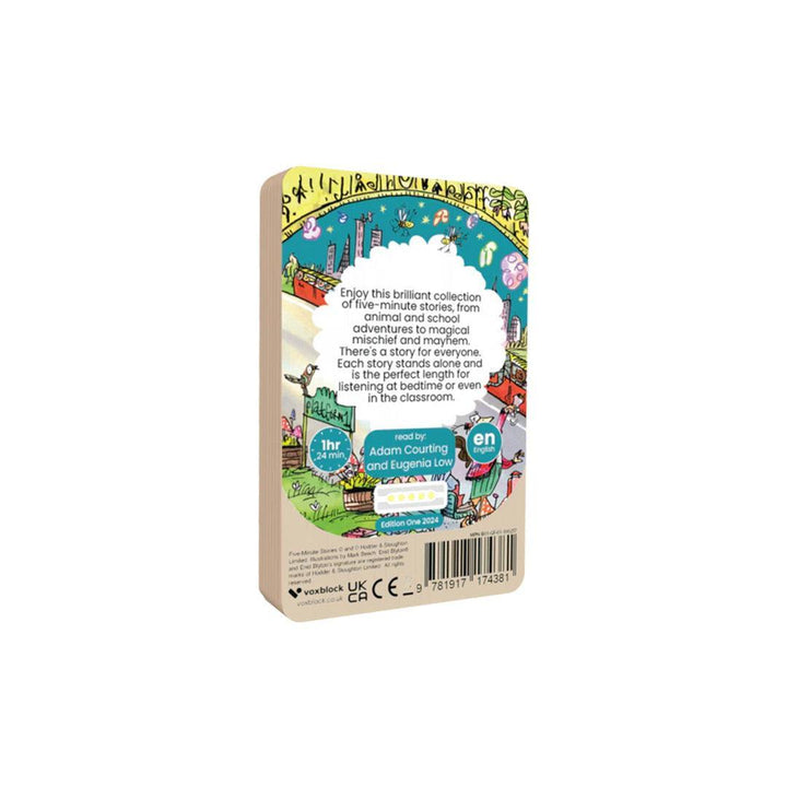Voxblock Audiobooks - Five-Minute Stories-Audio Player Cards + Characters-Five-Minute Stories- | Natural Baby Shower