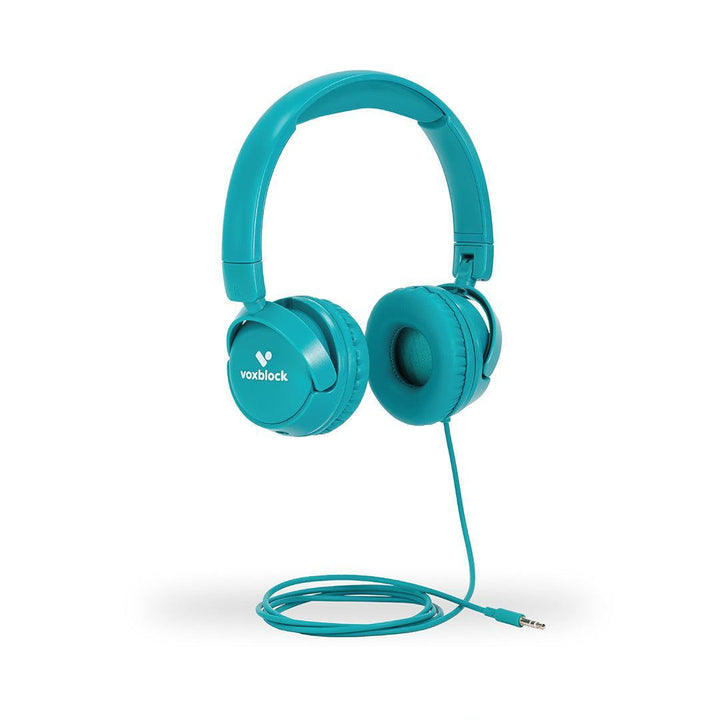 Voxblock Headphones - Turquoise-Audio Player Accessories- | Natural Baby Shower