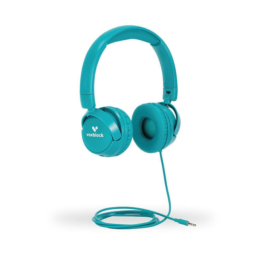 Voxblock Headphones - Turquoise-Audio Player Accessories- | Natural Baby Shower