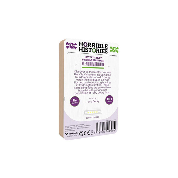 Voxblock Audiobooks - Horrible Histories: Vile Victorians-Audio Player Cards + Characters-Horrible Histories: Vile Victorians- | Natural Baby Shower