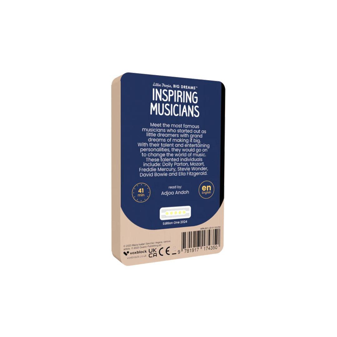 Voxblock Audiobooks - Inspiring Musicians-Audio Player Cards + Characters-Inspiring Musicians- | Natural Baby Shower