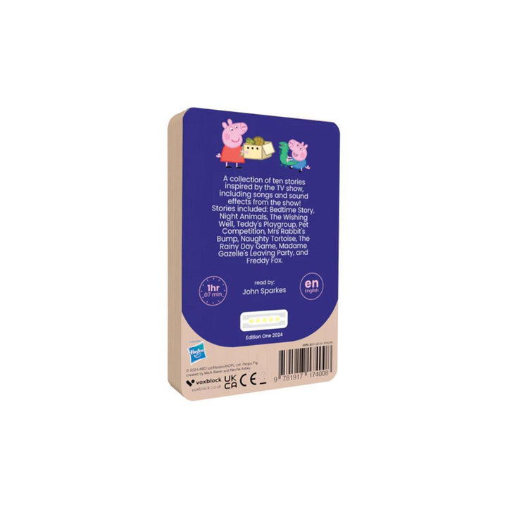 Voxblock Audiobooks - Peppa's Bedtime Stories-Audio Player Cards + Characters-Peppa's Bedtime Stories- | Natural Baby Shower