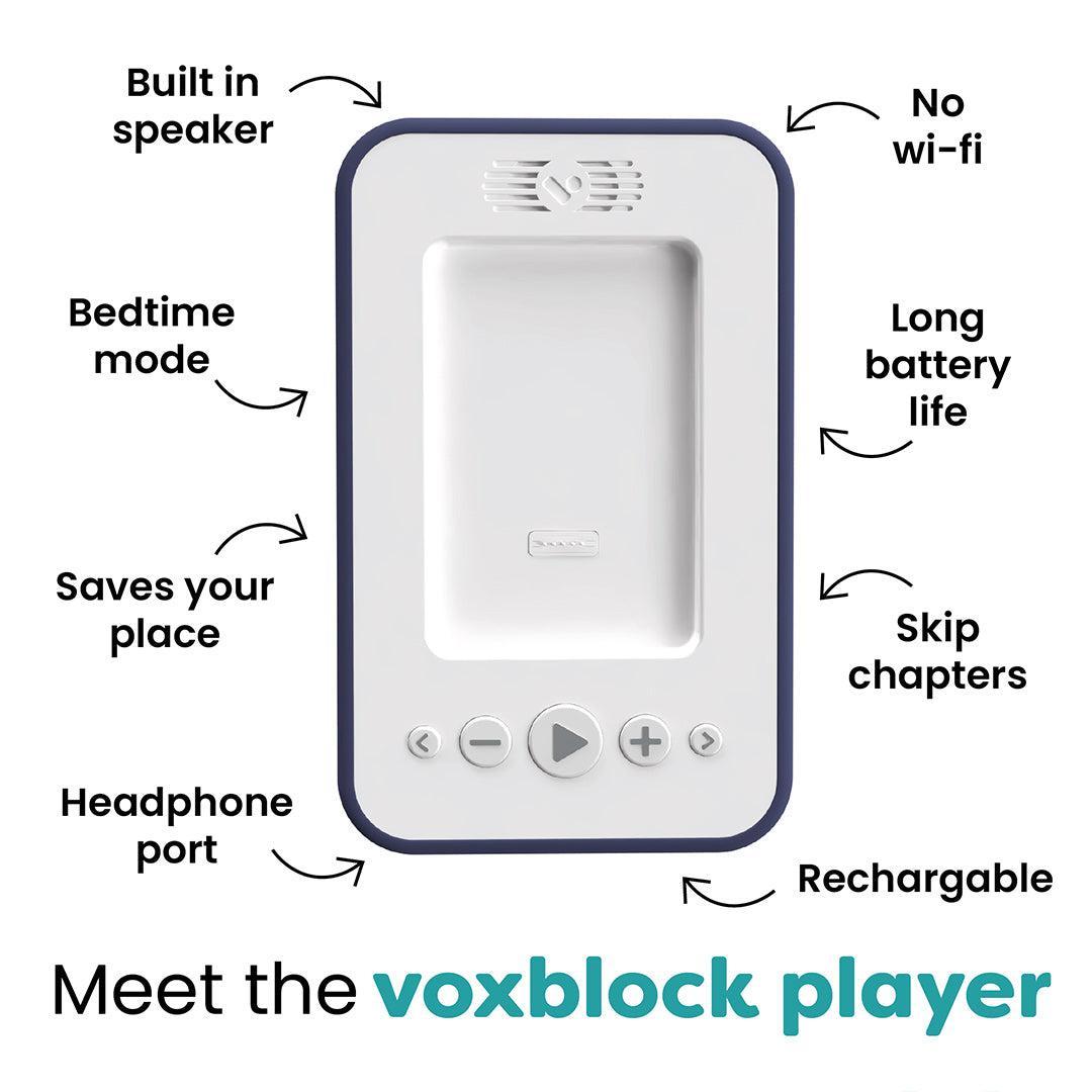 Voxblock Audiobook Player - Blue-Audio Players- | Natural Baby Shower