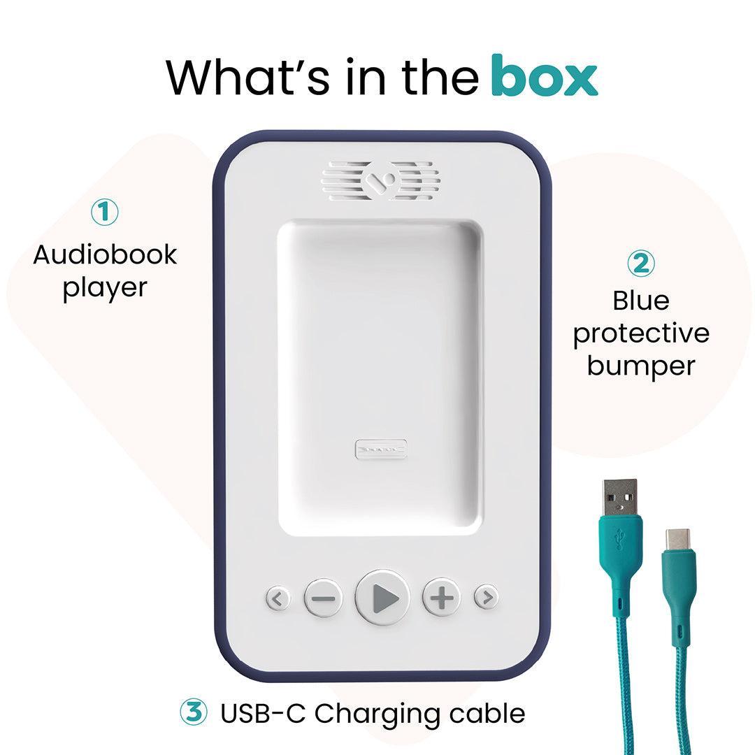 Voxblock Audiobook Player - Blue-Audio Players- | Natural Baby Shower